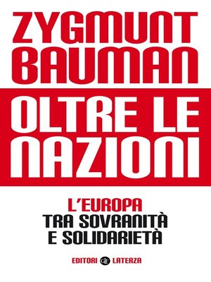 cover image of Oltre le nazioni
